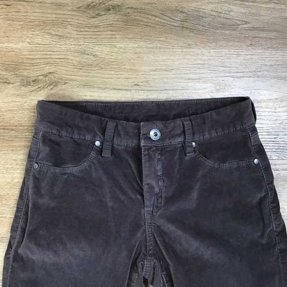 BLANK NYC Pants Size 27 Spray On Skinny Leg Soft Velvet Fabric Dark Brown - Picture 6 of 14